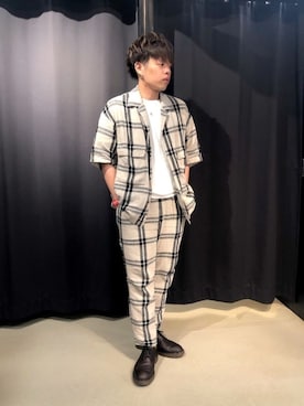 tk.TAKEO KIKUCHI溝口丸井さん(メンズ・170cm)の夏コーディネート
