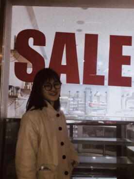 「H&M（エイチ・アンド・エム）のアイテム（ブルゾン）」を使った、夏霁的秘密花园さん（レディース・164cm）の冬コーディネート