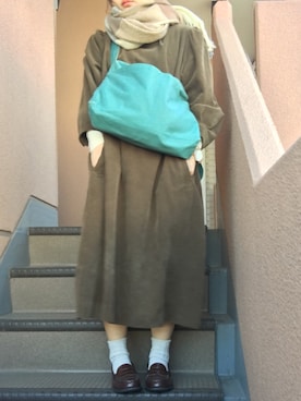 「ateliers PENELOPE（アトリエペネロープ）のアイテム」を使った、さやちゃんさん（レディース・148cm）の秋コーディネート