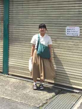 「ateliers PENELOPE（アトリエペネロープ）のアイテム」を使った、さやちゃんさん（レディース・148cm）の秋コーディネート