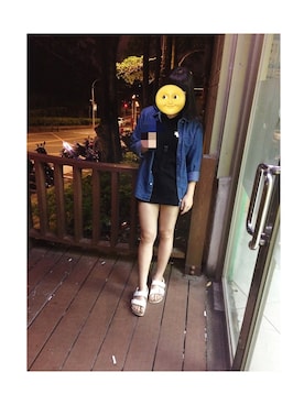 「roots（ルーツ）のアイテム（トップス）」を使った、瀞さん（レディース・160cm）の夏コーディネート