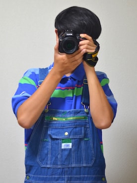「Polo Ralph Lauren」｜「アイテム（サロペット/オーバーオール）」を使った、SHIBUYAさん（メンズ・181cm）の夏コーディネート