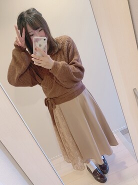 あずさんさん(レディース・156cm)の秋コーディネート