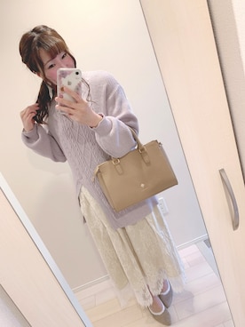 「with collection（ウィズコレクション）のアイテム」を使った、あずさんさん（レディース・156cm）の春コーディネート