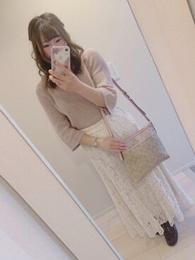 「moitytto」｜「アイテム（腕時計）」を使った、あずさんさん（レディース・156cm）の春コーディネート