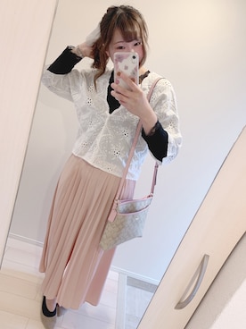 「with collection（ウィズコレクション）のアイテム」を使った、あずさんさん（レディース・156cm）の春コーディネート