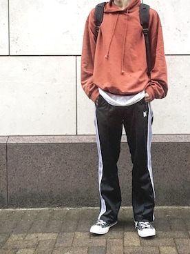 「AURALEE」｜田井博之さん（メンズ・172cm）の春コーディネート