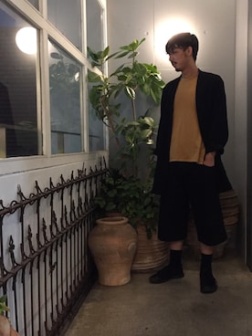 「bukht（ブフト）のアイテム」を使った、野田崇太郎 GARDEN渋谷さん（メンズ・183cm）の夏コーディネート