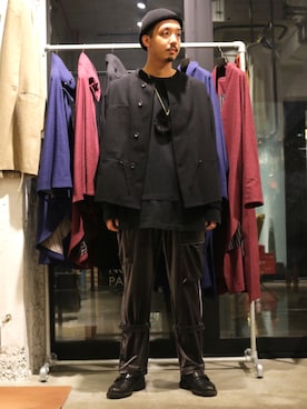 「C-PLUS（シープラス）のアイテム」を使った、野田崇太郎 GARDEN渋谷さん（メンズ・183cm）の秋コーディネート