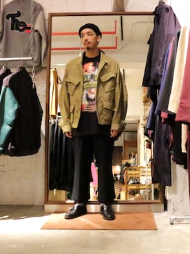 「C-PLUS（シープラス）のアイテム」を使った、野田崇太郎 GARDEN渋谷さん（メンズ・183cm）の秋コーディネート