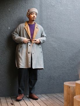 「C-PLUS（シープラス）のアイテム」を使った、野田崇太郎 GARDEN渋谷さん（メンズ・183cm）の秋コーディネート
