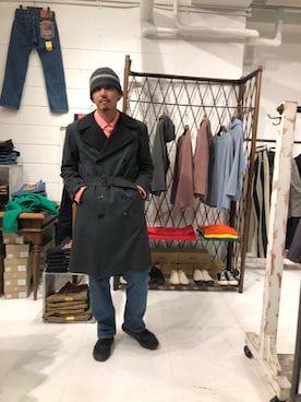 「Edwina Horl（エドウィナホール）のアイテム」を使った、野田崇太郎 GARDEN渋谷さん（メンズ・183cm）の冬コーディネート