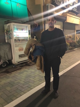 野田崇太郎 GARDEN渋谷さん（メンズ・183cm）の冬コーディネート