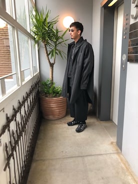 「SASQUATCHfabrix.（サスクワァッチファブリックス）のアイテム」を使った、野田崇太郎 GARDEN渋谷さん（メンズ・183cm）の冬コーディネート