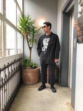 「VERYNERD（ベリーナード）のアイテム（ファッション雑貨）」を使った、野田崇太郎 GARDEN渋谷さん（メンズ・183cm）の春コーディネート