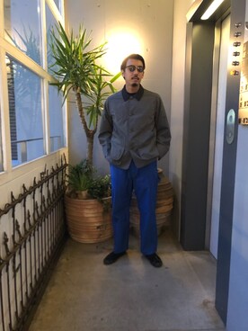 「VERYNERD（ベリーナード）のアイテム（ファッション雑貨）」を使った、野田崇太郎 GARDEN渋谷さん（メンズ・183cm）の春コーディネート