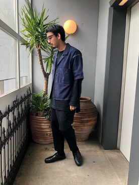 「VERYNERD（ベリーナード）のアイテム（ファッション雑貨）」を使った、野田崇太郎 GARDEN渋谷さん（メンズ・183cm）の春コーディネート