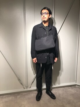 「VERYNERD（ベリーナード）のアイテム」を使った、野田崇太郎 GARDEN渋谷さん（メンズ・183cm）の春コーディネート