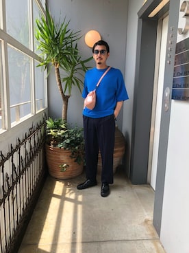 野田崇太郎 GARDEN渋谷さん（メンズ・183cm）の夏コーディネート