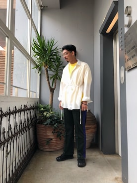 「GARDEN TOKYO（ガーデントウキョウ）のアイテム」を使った、野田崇太郎 GARDEN渋谷さん（メンズ・183cm）の夏コーディネート