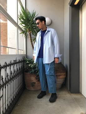 野田崇太郎 GARDEN渋谷さん(メンズ・183cm)の夏コーディネート