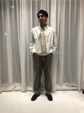 「Hender Scheme（エンダースキーマ）のアイテム（シューズ）」を使った、野田崇太郎 GARDEN渋谷さん（メンズ・183cm）の夏コーディネート