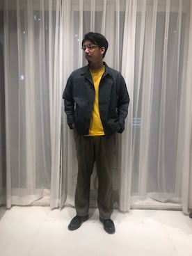 「Hender Scheme（エンダースキーマ）のアイテム（シューズ）」を使った、野田崇太郎 GARDEN渋谷さん（メンズ・183cm）の夏コーディネート