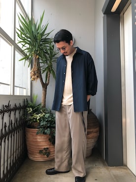 野田崇太郎 GARDEN渋谷さん（メンズ・183cm）の夏コーディネート