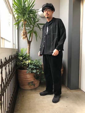 「WhoWhat（フーワット）のアイテム（パンツ）」を使った、野田崇太郎 GARDEN渋谷さん（メンズ・183cm）の秋コーディネート