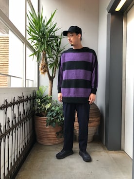 「Needles（ニードルス）のアイテム（トップス）」を使った、野田崇太郎 GARDEN渋谷さん（メンズ・183cm）の秋コーディネート