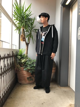 「WhoWhat（フーワット）のアイテム（トップス）」を使った、野田崇太郎 GARDEN渋谷さん（メンズ・183cm）の秋コーディネート