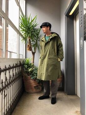「LEH（レー）のアイテム（その他アウター）」を使った、野田崇太郎 GARDEN渋谷さん（メンズ・183cm）の秋コーディネート