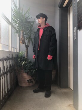 「WhoWhat（フーワット）のアイテム（トップス）」を使った、野田崇太郎 GARDEN渋谷さん（メンズ・183cm）の秋コーディネート