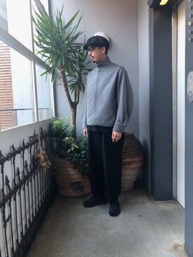 「VERYNERD（ベリーナード）のアイテム」を使った、野田崇太郎 GARDEN渋谷さん（メンズ・183cm）の秋コーディネート