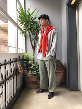 野田崇太郎 GARDEN渋谷さん（メンズ・183cm）の秋コーディネート