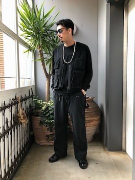 「Hender Scheme（エンダースキーマ）のアイテム（ブーツ）」を使った、野田崇太郎 GARDEN渋谷さん（メンズ・183cm）の秋コーディネート