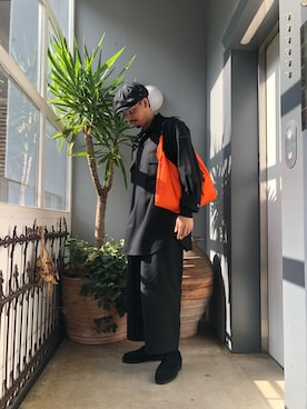 「BLOHM（ブローム）のアイテム」を使った、野田崇太郎 GARDEN渋谷さん（メンズ・183cm）の秋コーディネート