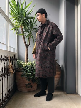 「VERYNERD（ベリーナード）のアイテム」を使った、野田崇太郎 GARDEN渋谷さん（メンズ・183cm）の秋コーディネート