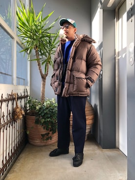 野田崇太郎 GARDEN渋谷さん（メンズ・183cm）の冬コーディネート