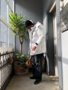 野田崇太郎 GARDEN渋谷さん（メンズ・183cm）の冬コーディネート