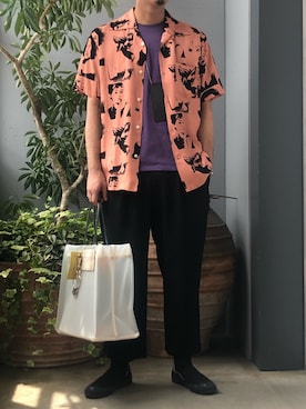 「GARDEN TOKYO（ガーデントウキョウ）のアイテム」を使った、野田崇太郎 GARDEN渋谷さん（メンズ・183cm）の夏コーディネート