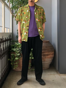 「GARDEN TOKYO（ガーデントウキョウ）のアイテム」を使った、野田崇太郎 GARDEN渋谷さん（メンズ・183cm）の夏コーディネート