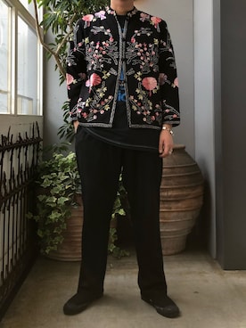 「LEH（レー）のアイテム（ジャケット/アウター）」を使った、野田崇太郎 GARDEN渋谷さん（メンズ・183cm）の夏コーディネート