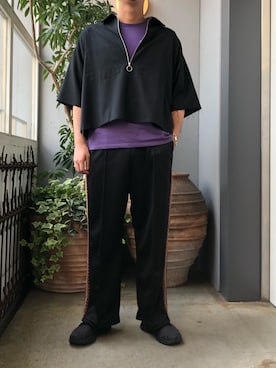 「bukht（ブフト）のアイテム」を使った、野田崇太郎 GARDEN渋谷さん（メンズ・183cm）の夏コーディネート