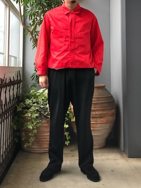 「bukht」｜「アイテム（スリッポン）」を使った、野田崇太郎 GARDEN渋谷さん（メンズ・183cm）の夏コーディネート