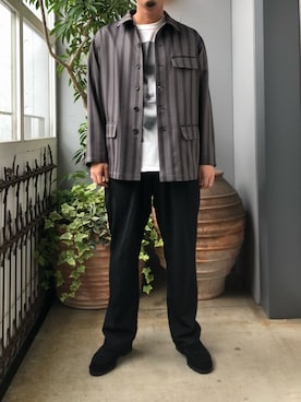 「blohm」｜「アイテム（その他アウター）」を使った、野田崇太郎 GARDEN渋谷さん（メンズ・183cm）の夏コーディネート