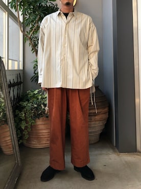 「BLOHM（ブローム）のアイテム」を使った、野田崇太郎 GARDEN渋谷さん（メンズ・183cm）の秋コーディネート