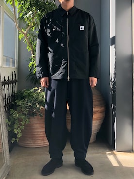 「blohm」｜「アイテム（ブルゾン）」を使った、野田崇太郎 GARDEN渋谷さん（メンズ・183cm）の秋コーディネート