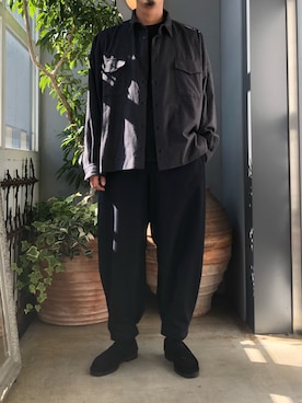 「WhoWhat（フーワット）のアイテム（トップス）」を使った、野田崇太郎 GARDEN渋谷さん（メンズ・183cm）の秋コーディネート