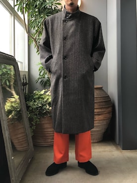 「blohm」｜「アイテム（その他アウター）」を使った、野田崇太郎 GARDEN渋谷さん（メンズ・183cm）の秋コーディネート